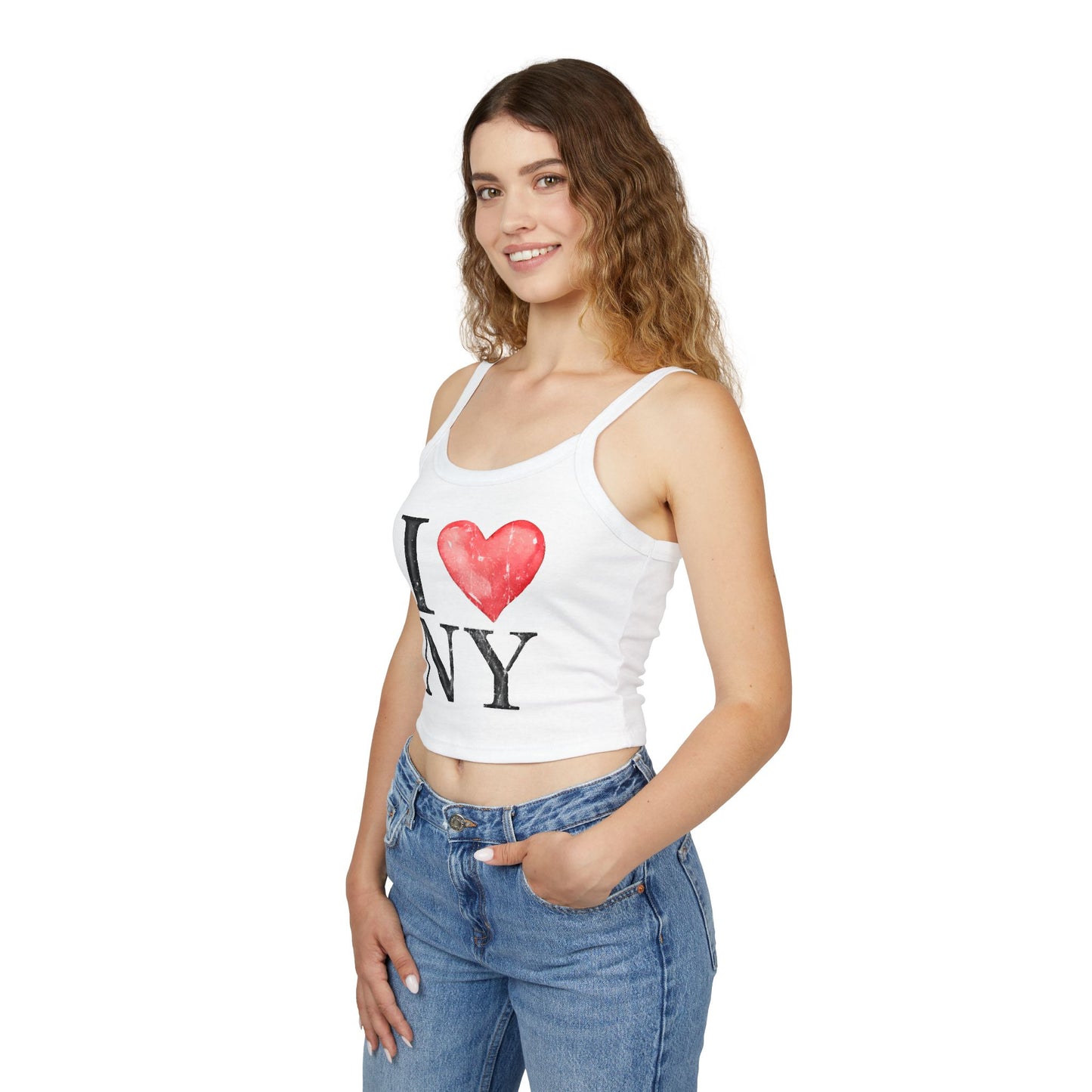 "I Love NY" Spaghetti Strap Tank Top