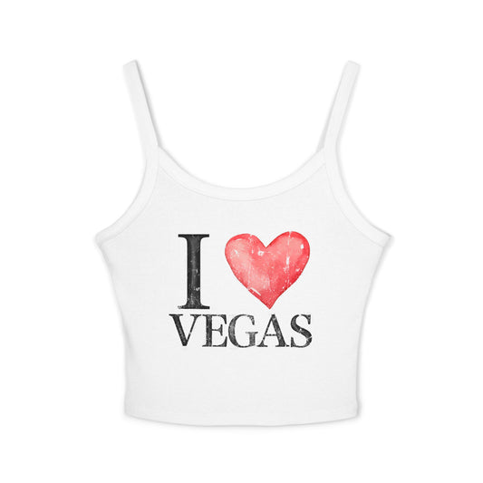 "I Love Vegas" Spaghetti Strap Tank Top