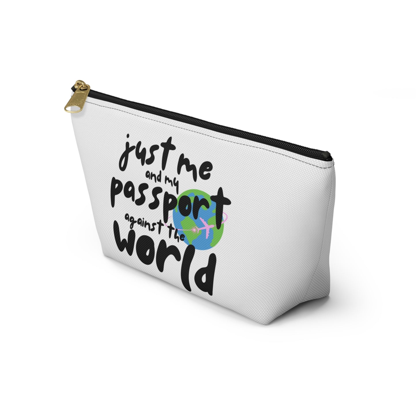 “Us Against the World” accessory bag