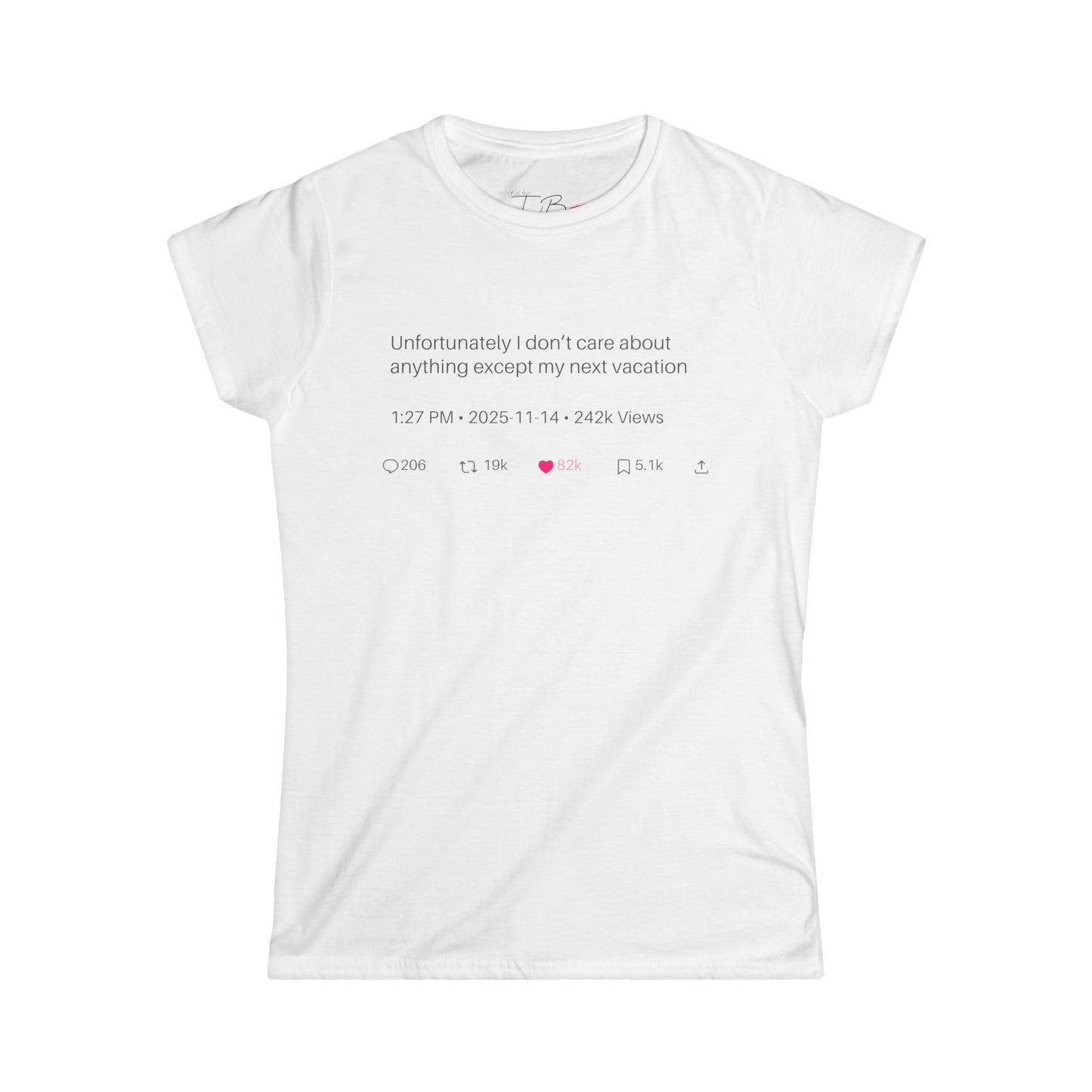 "Don't Care" Tee