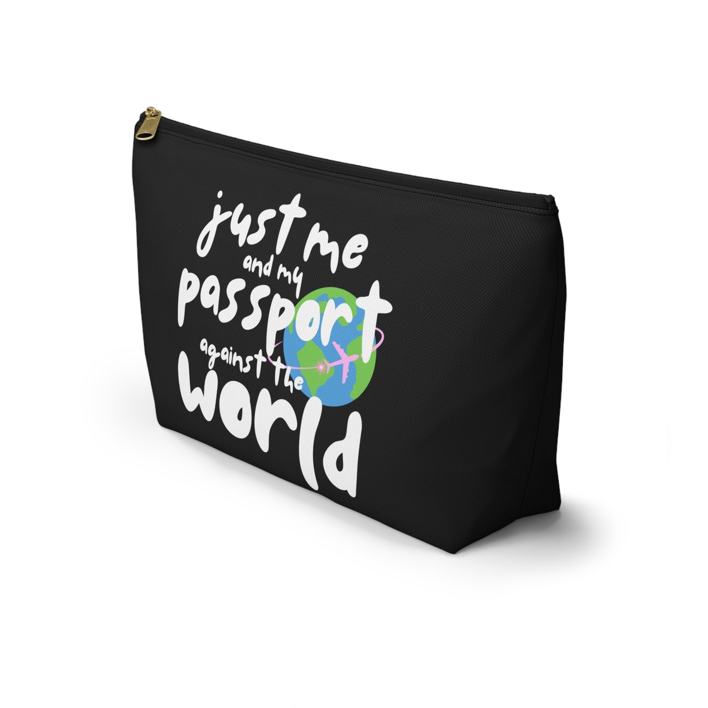 “Us Against the World” accessory bag