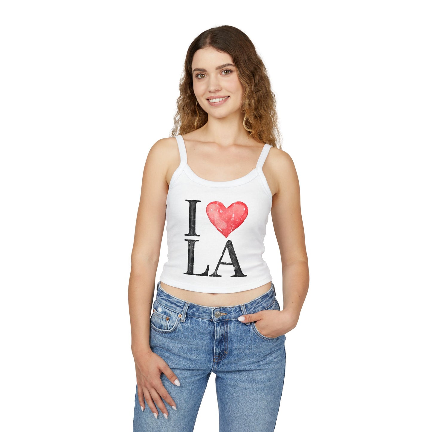 "I Love LA" Spaghetti Strap Tank Top