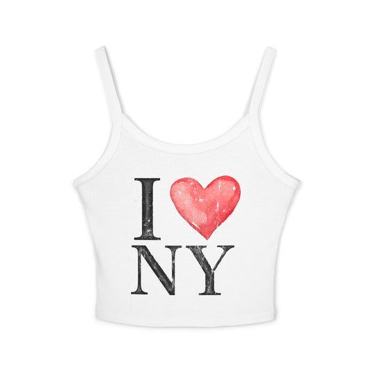"I Love NY" Spaghetti Strap Tank Top