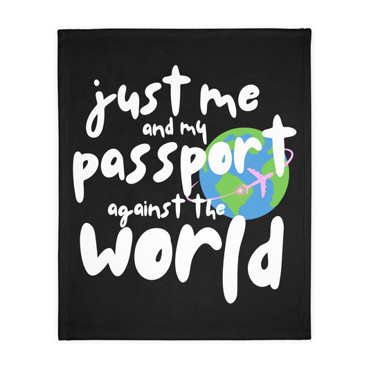 “Us Against the World” Velveteen Blanket