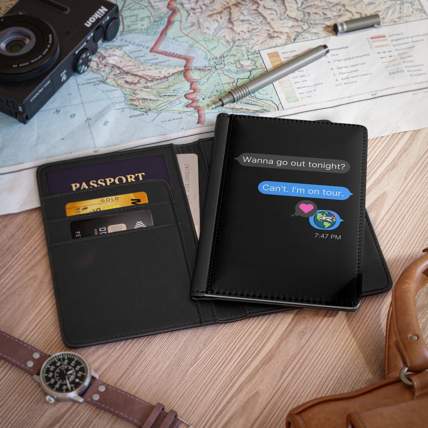 "On Tour" Passport Cover