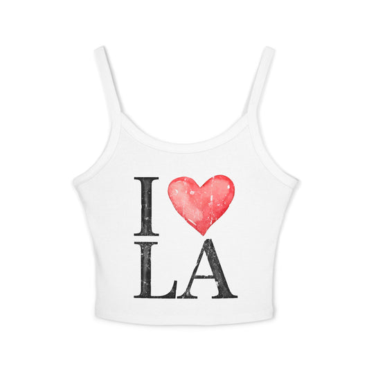 "I Love LA" Spaghetti Strap Tank Top